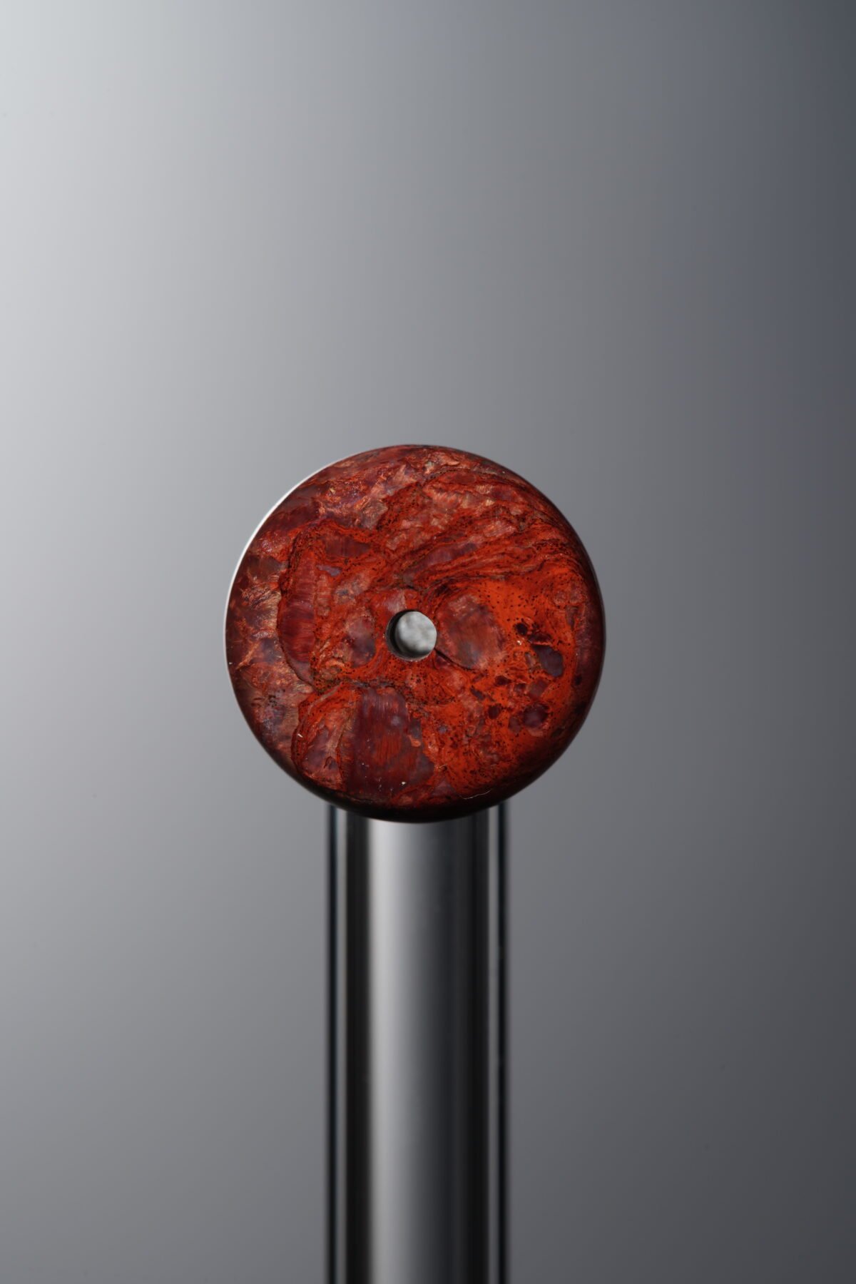 D1-62 (1) Pietersite-Red-Flat Round Bead-10*4mm - Image 1