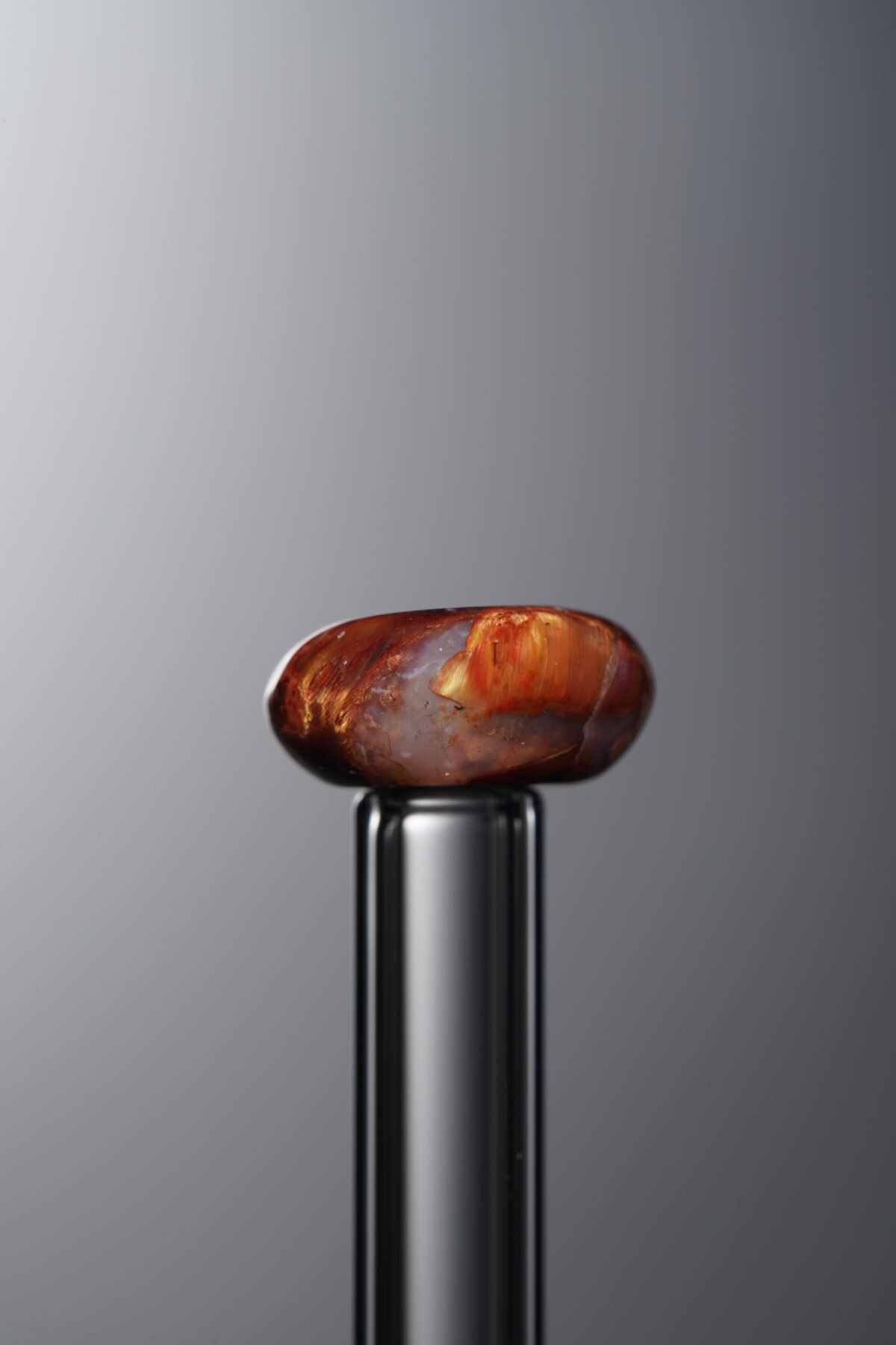Pietersite-Red-Flat Round Bead-10*4mm - Image 2