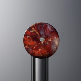 Pietersite-Red-Flat Round Bead-10*5mm