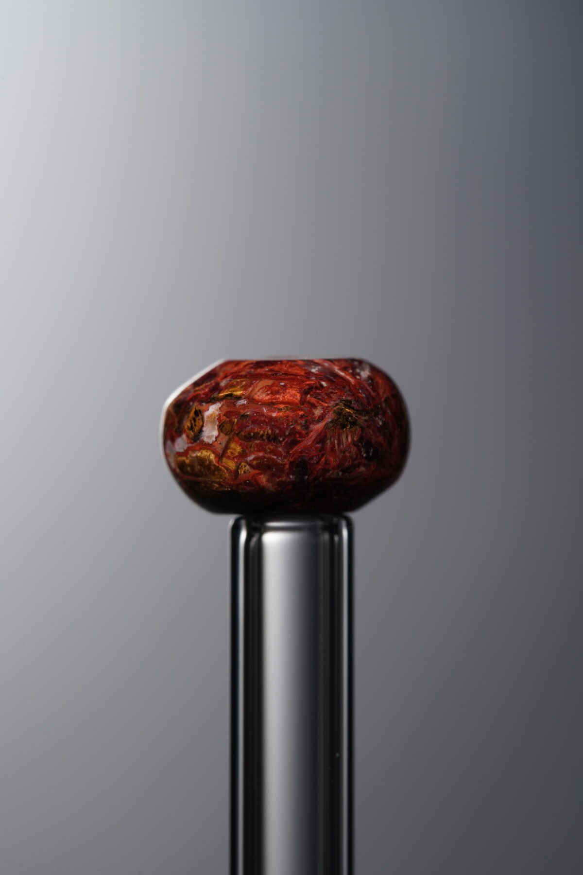 Pietersite-Red-Flat Round Bead-10*6mm - Image 3