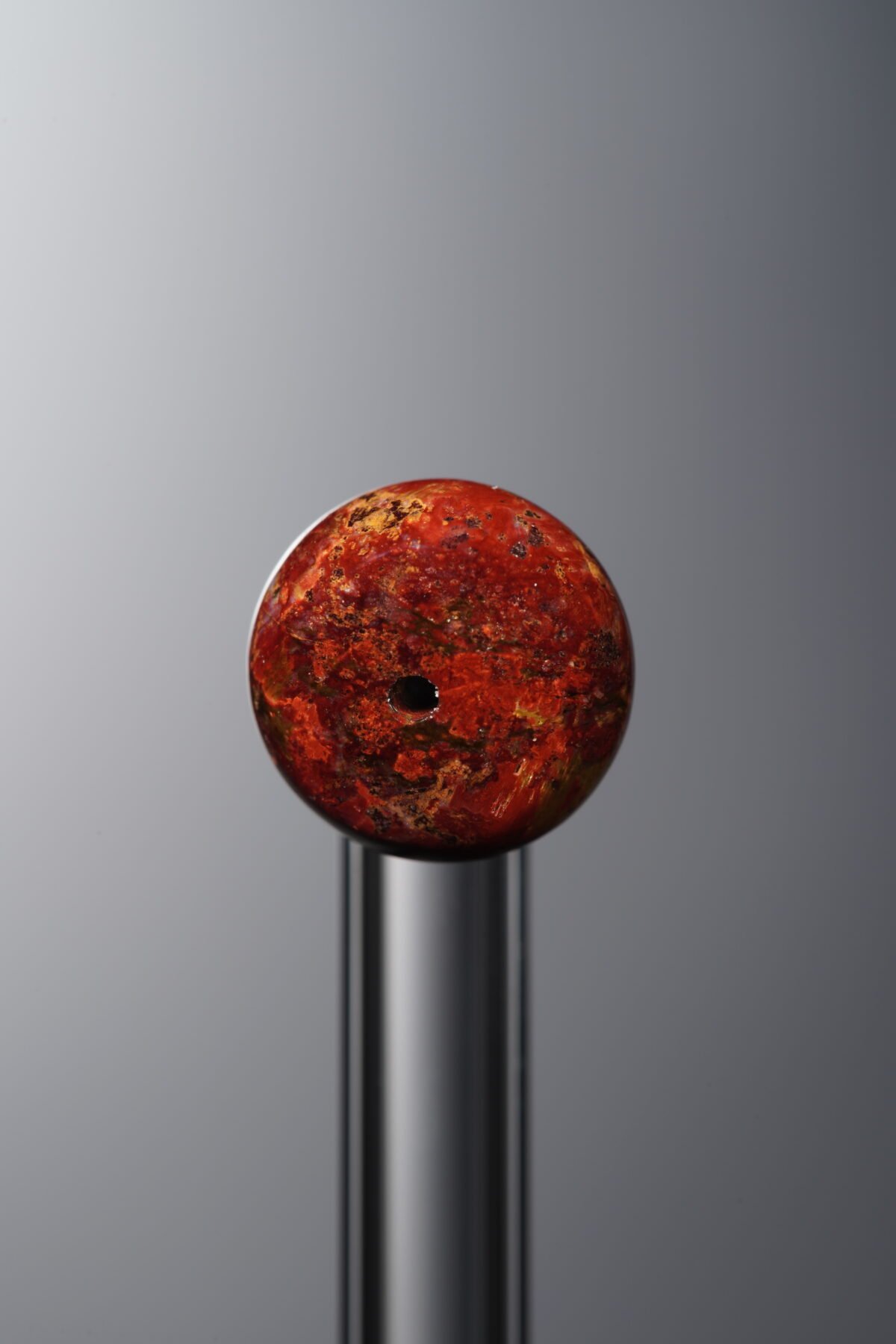 Pietersite-Red-Flat Round Bead-10*7mm - Image 2