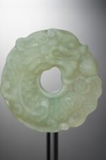 Serpentine Jade-Green-Dragon-shaped Buckle-44mm - Image 3