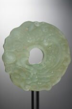 Serpentine Jade-Green-Dragon-shaped Buckle-44mm - Image 4