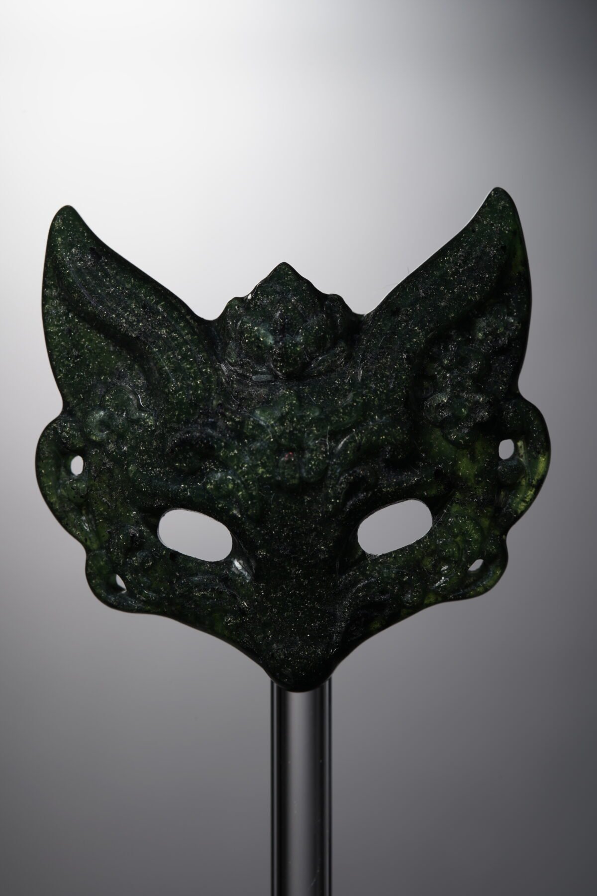 Serpentine Jade-Black-Fox-42mm - Image 1