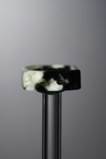 Serpentine Jade-Black-Rose-22mm - Image 4