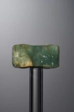 Serpentine Jade-Green-Four-flower Square Plaque-21mm - Image 2