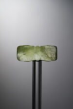 Serpentine Jade-Green-Four-flower Square Plaque-26mm - Image 2