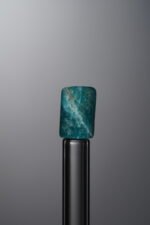 Apatite-Blue-Long Barrel Bead-9mm - Image 2