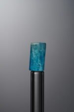 Apatite-Blue-Long Barrel Bead-10mm - Image 4
