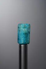 Apatite-Blue-Long Barrel Bead-12mm - Image 3