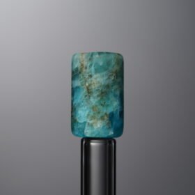 Apatite-Blue-Long Barrel Bead-12mm