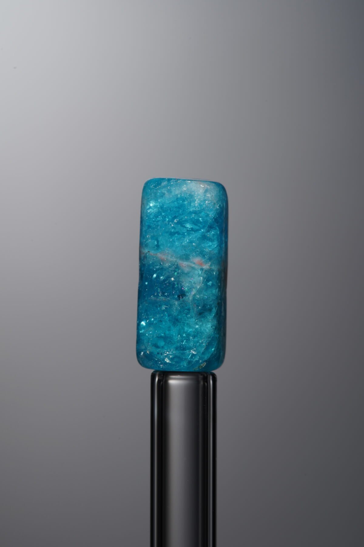 Apatite-Blue-Long Barrel Bead-14mm - Image 1