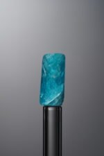 Apatite-Blue-Long Barrel Bead-14mm - Image 4