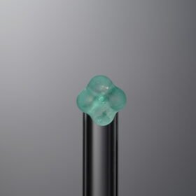 Jadeite-Blue-Four-petaled Flower-6mm