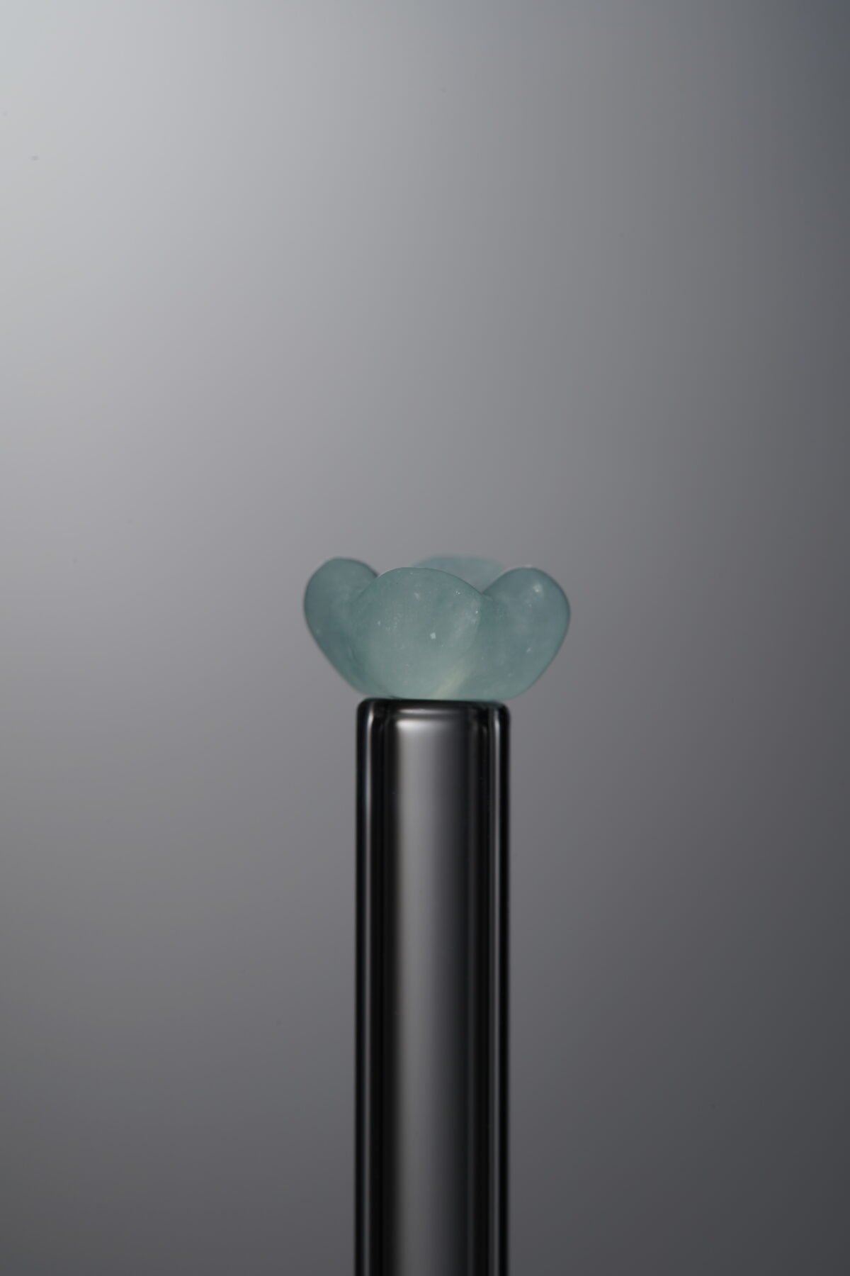 Jadeite-Blue-Four-petaled Flower-7mm - Image 2
