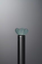 Jadeite-Blue-Four-petaled Flower-7mm - Image 2