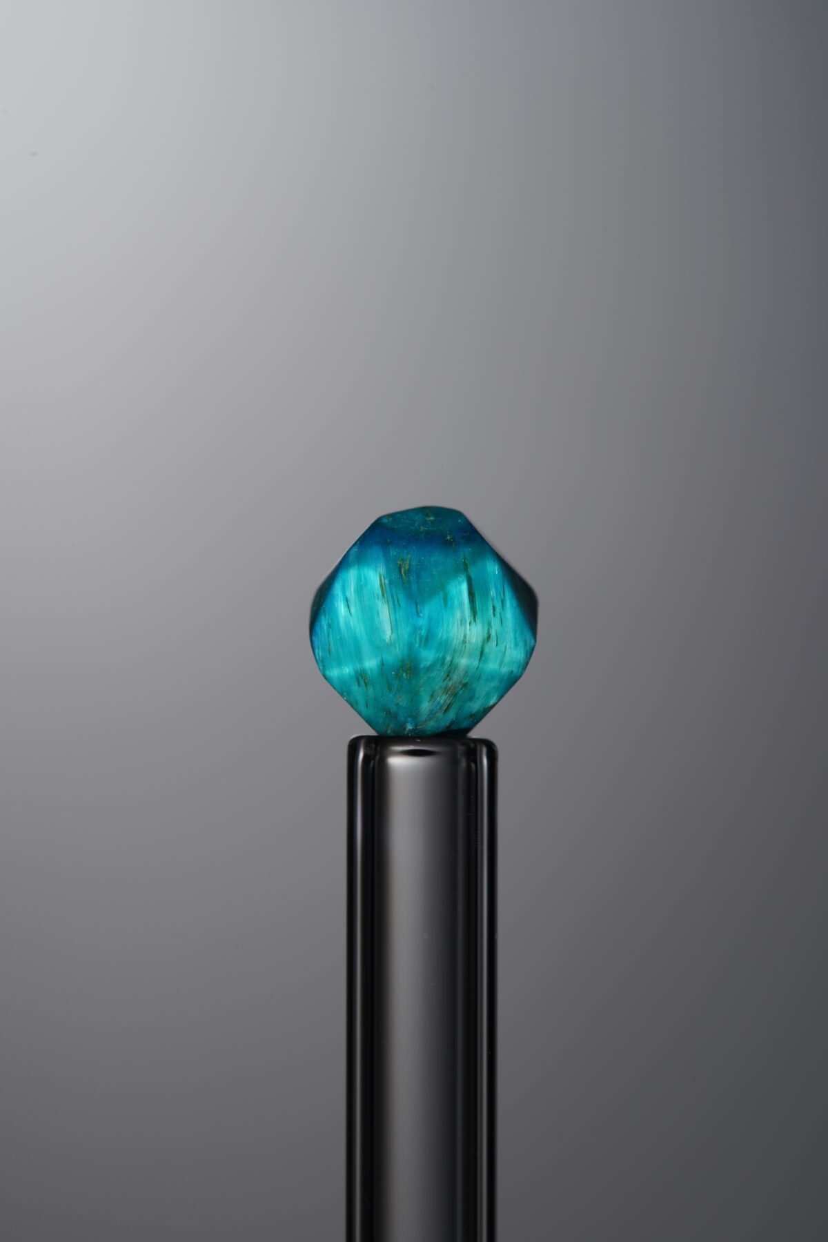 Tiger's Eye-Blue-Diamond-cut Bead-8mm - Image 2