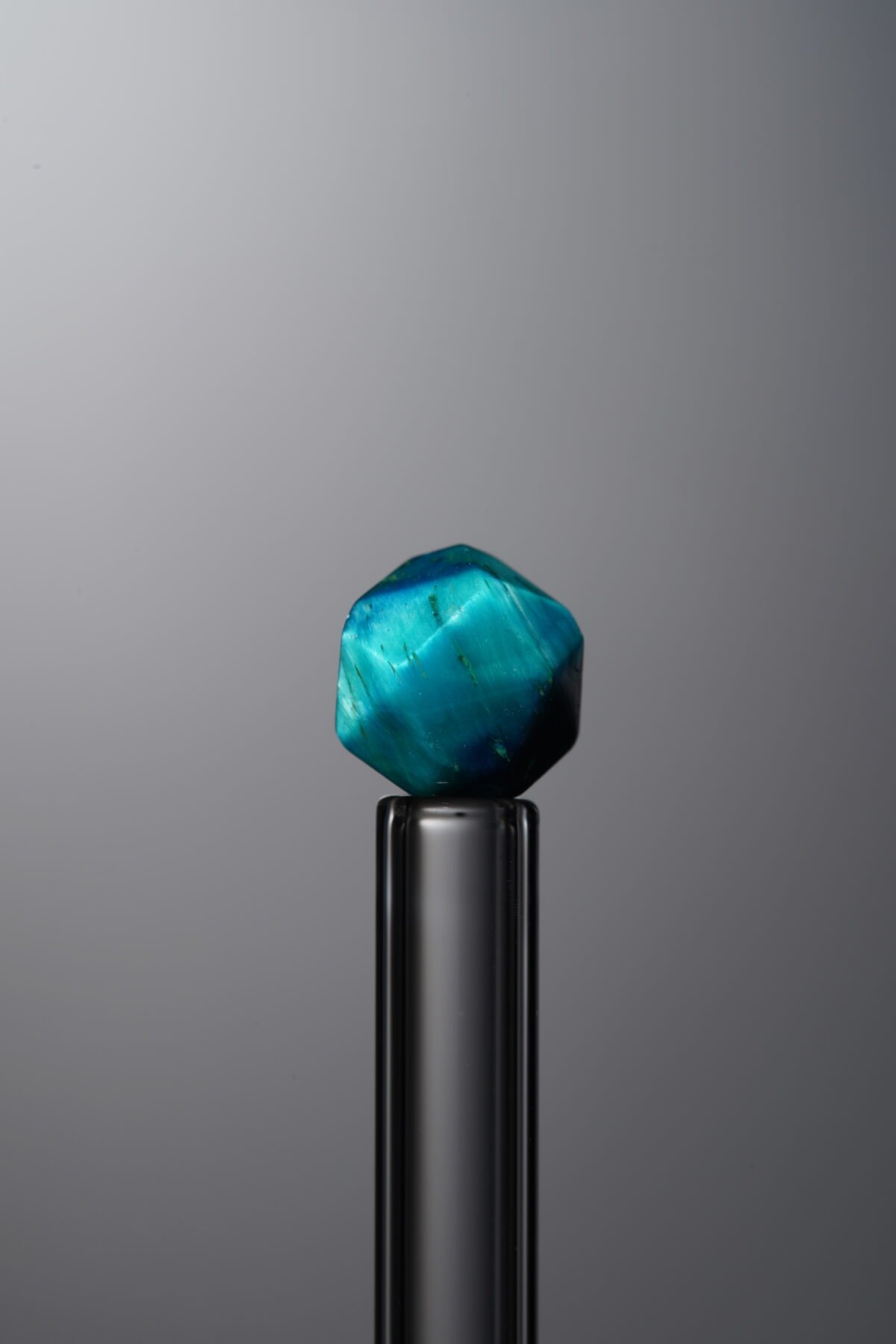 Tiger's Eye-Blue-Diamond-cut Bead-8mm - Image 1