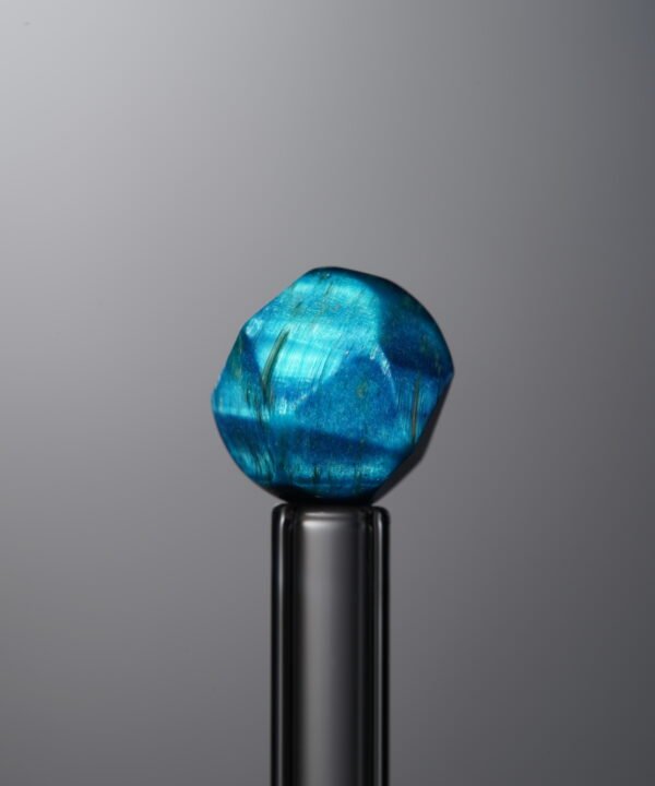 Tiger's Eye-Blue-Diamond-cut Bead-10mm