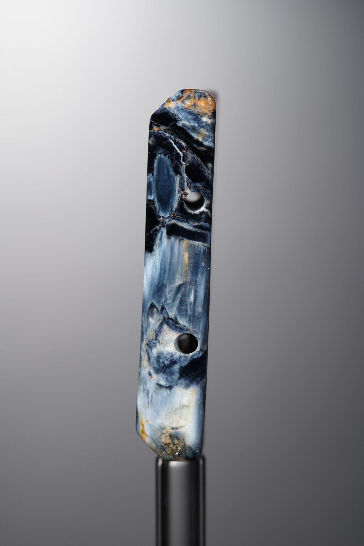 Pietersite-Blue-Rectangle Plaque-36mm - Image 4