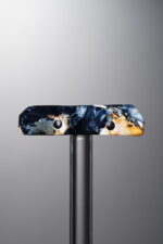 Pietersite-Blue-Rectangle Plaque-28mm - Image 4