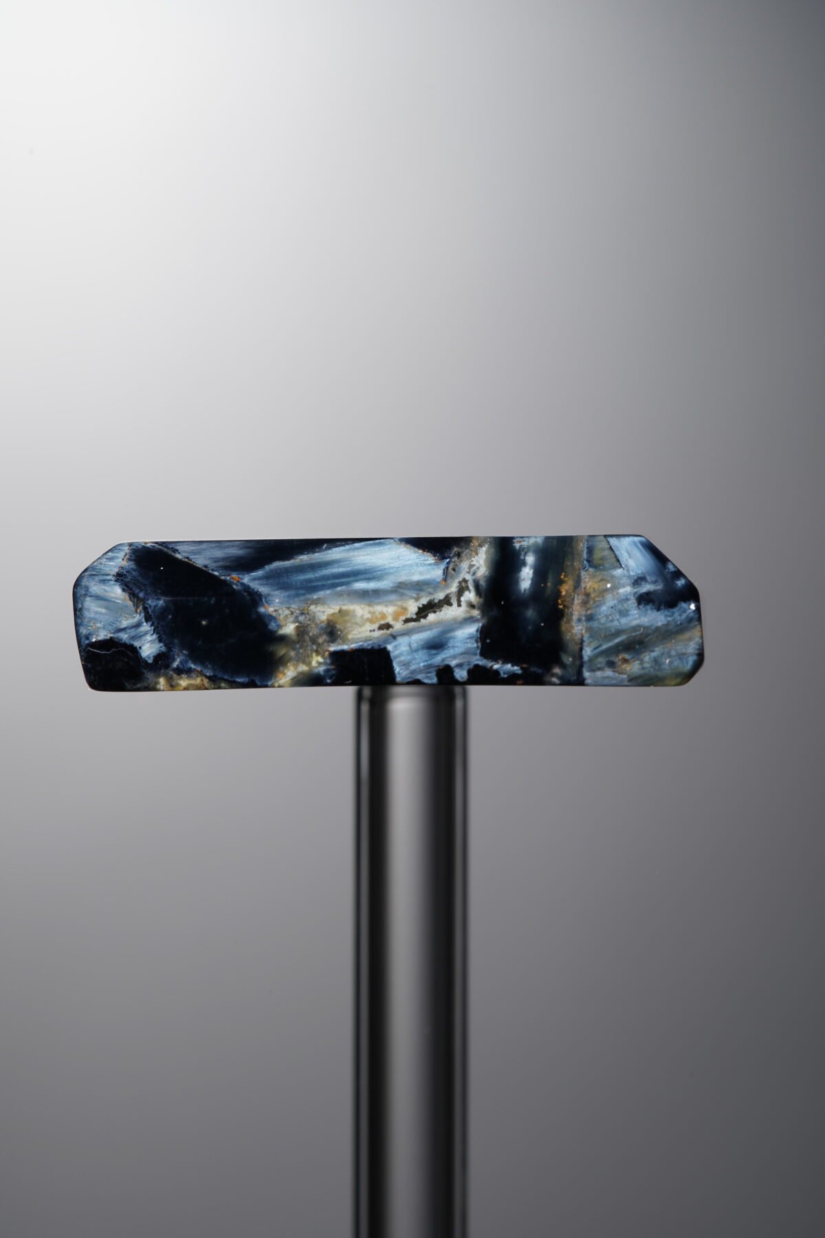 Pietersite-Blue-Rectangle Plaque-27mm - Image 2