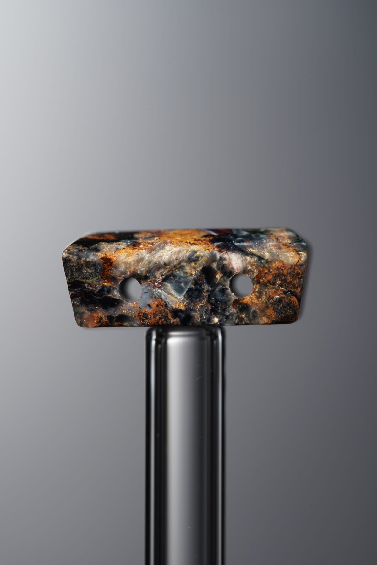 Pietersite-Blue-Rectangle Plaque-15mm - Image 3