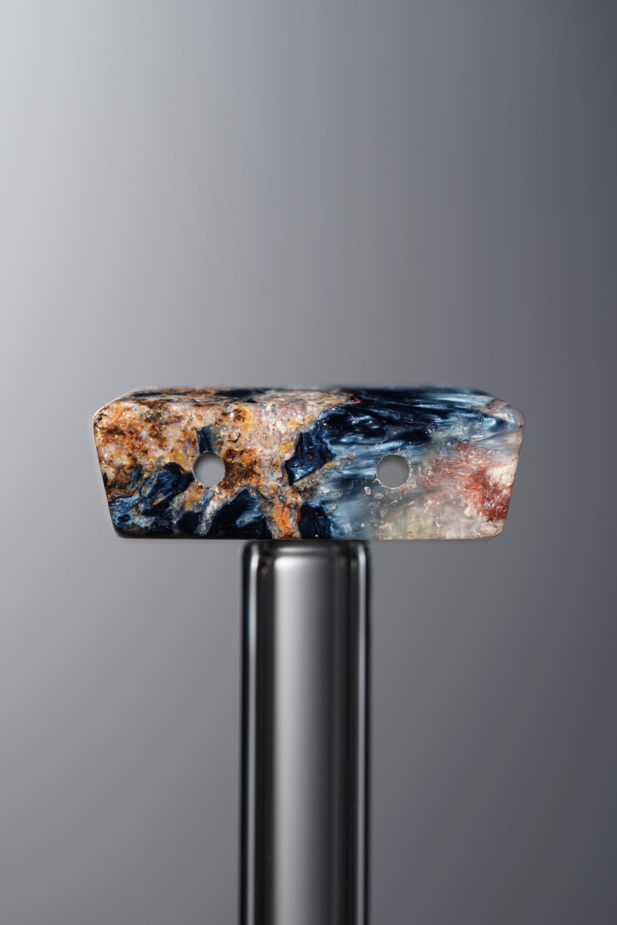 Pietersite-Blue-Rectangle Plaque-16mm - Image 4