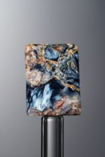 Pietersite-Blue-Rectangle Plaque-16mm - Image 2
