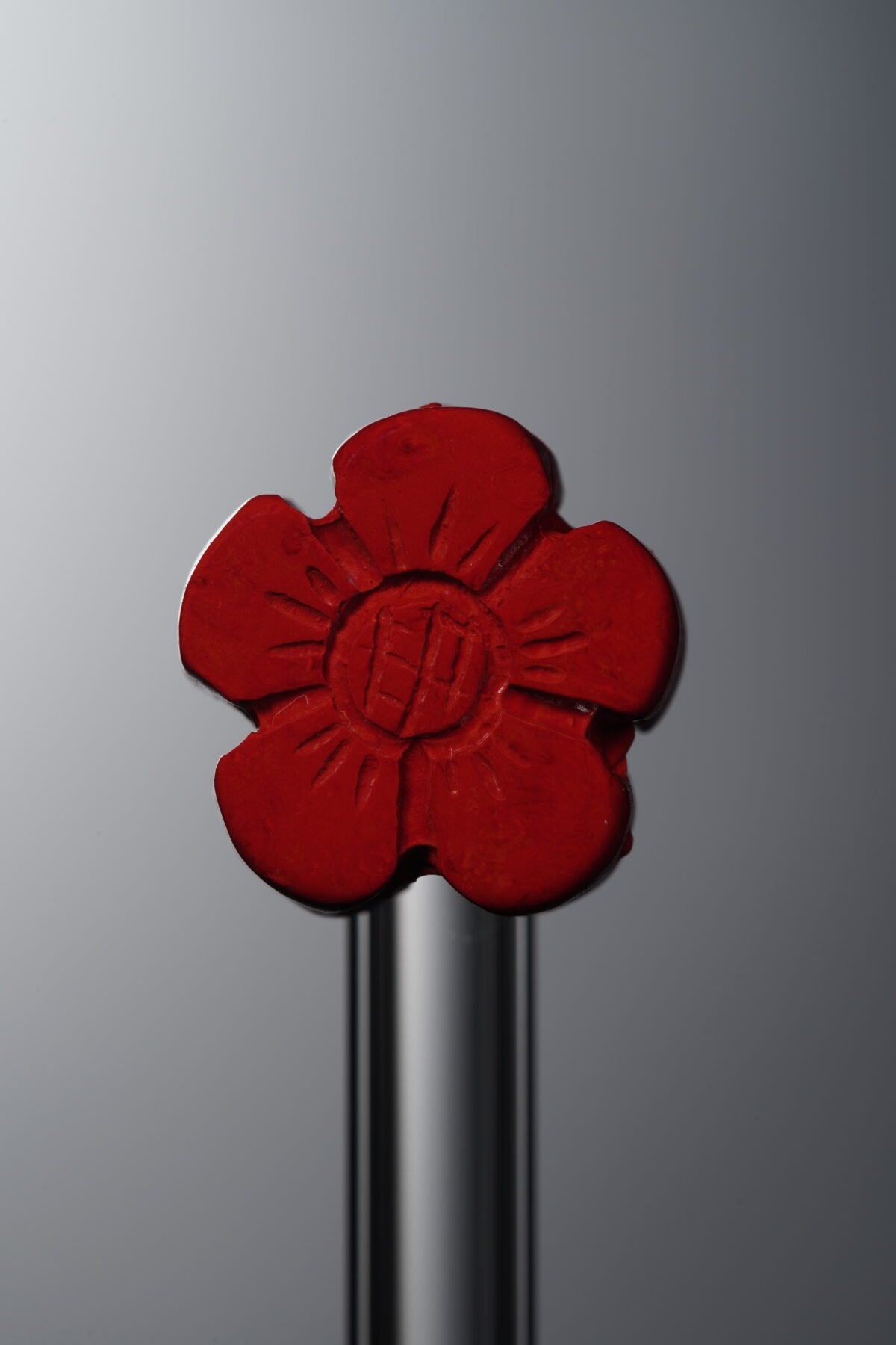 Cinnabar-Red-Five-petaled Flower-13mm - Image 1