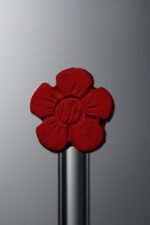 Cinnabar-Red-Five-petaled Flower-13mm