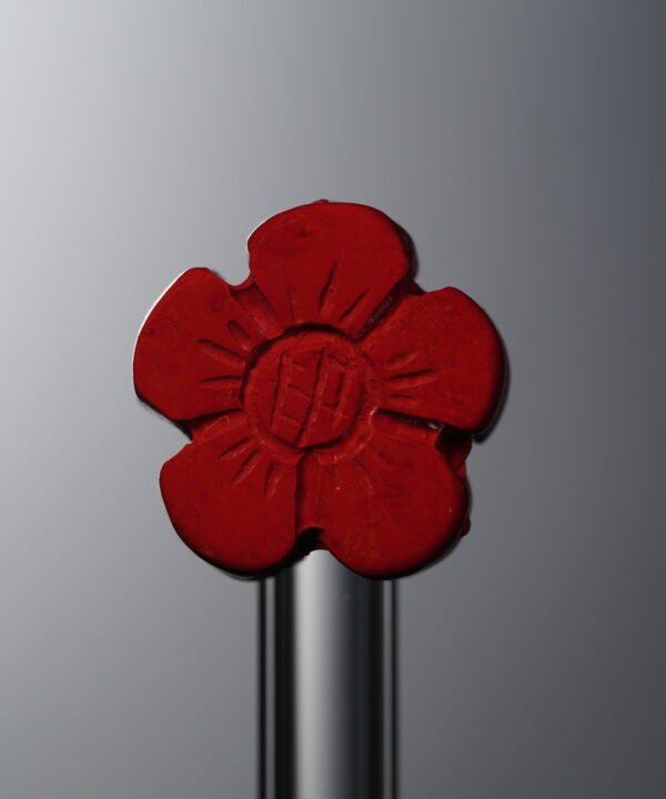 Cinnabar-Red-Five-petaled Flower-13mm