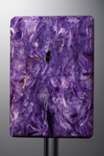 Charoite-Purple-Rectangle Plaque-35mm
