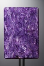 Charoite-Purple-Rectangle Plaque-35mm - Image 3