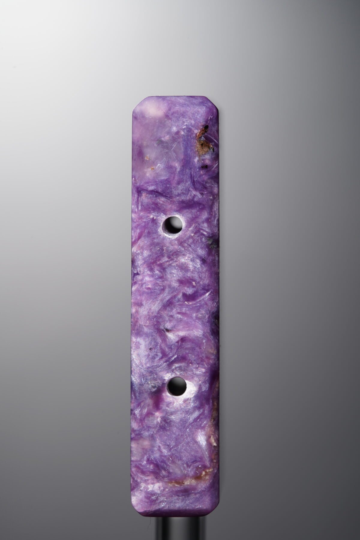 Charoite-Purple-Rectangle Plaque-35mm - Image 2