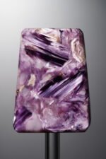 Charoite-Purple-Trapezoid Plaque-42mm - Image 3