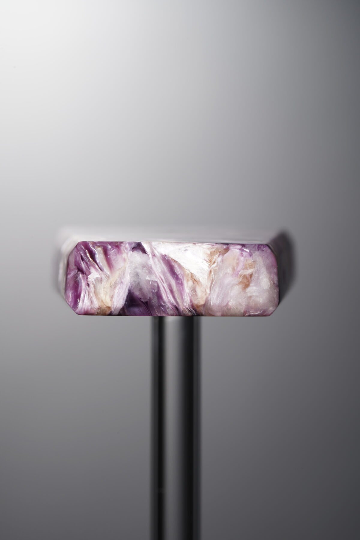 Charoite-Purple-Trapezoid Plaque-42mm - Image 2