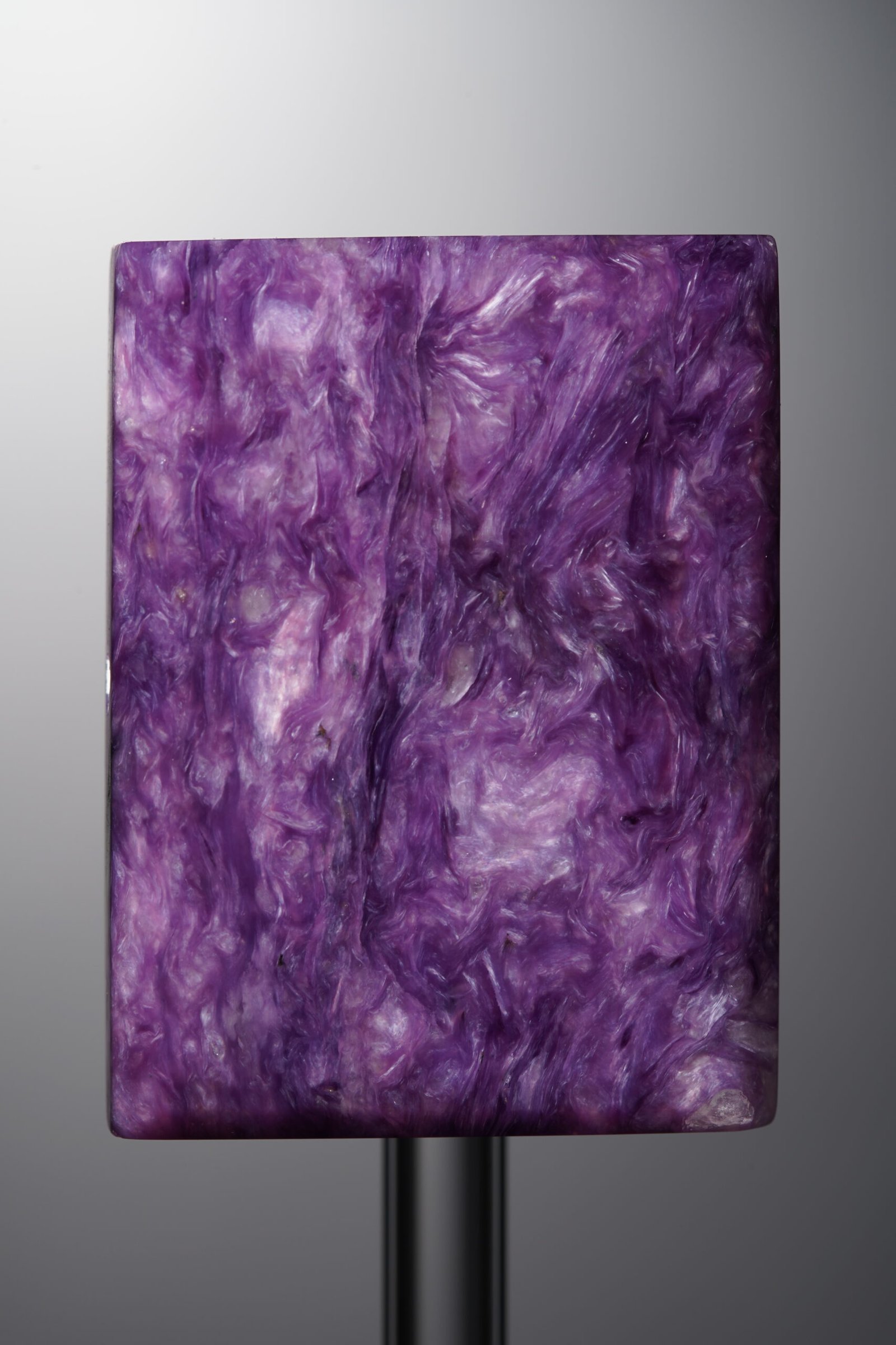 D2-431 (4) Charoite-Purple-Rectangle Plaque-35mm - Image 1