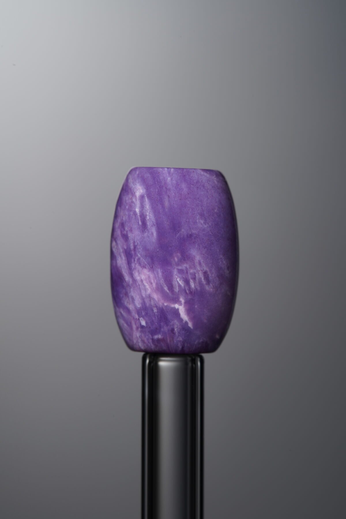 Charoite-Purple-Long Barrel Bead-15mm - Image 1