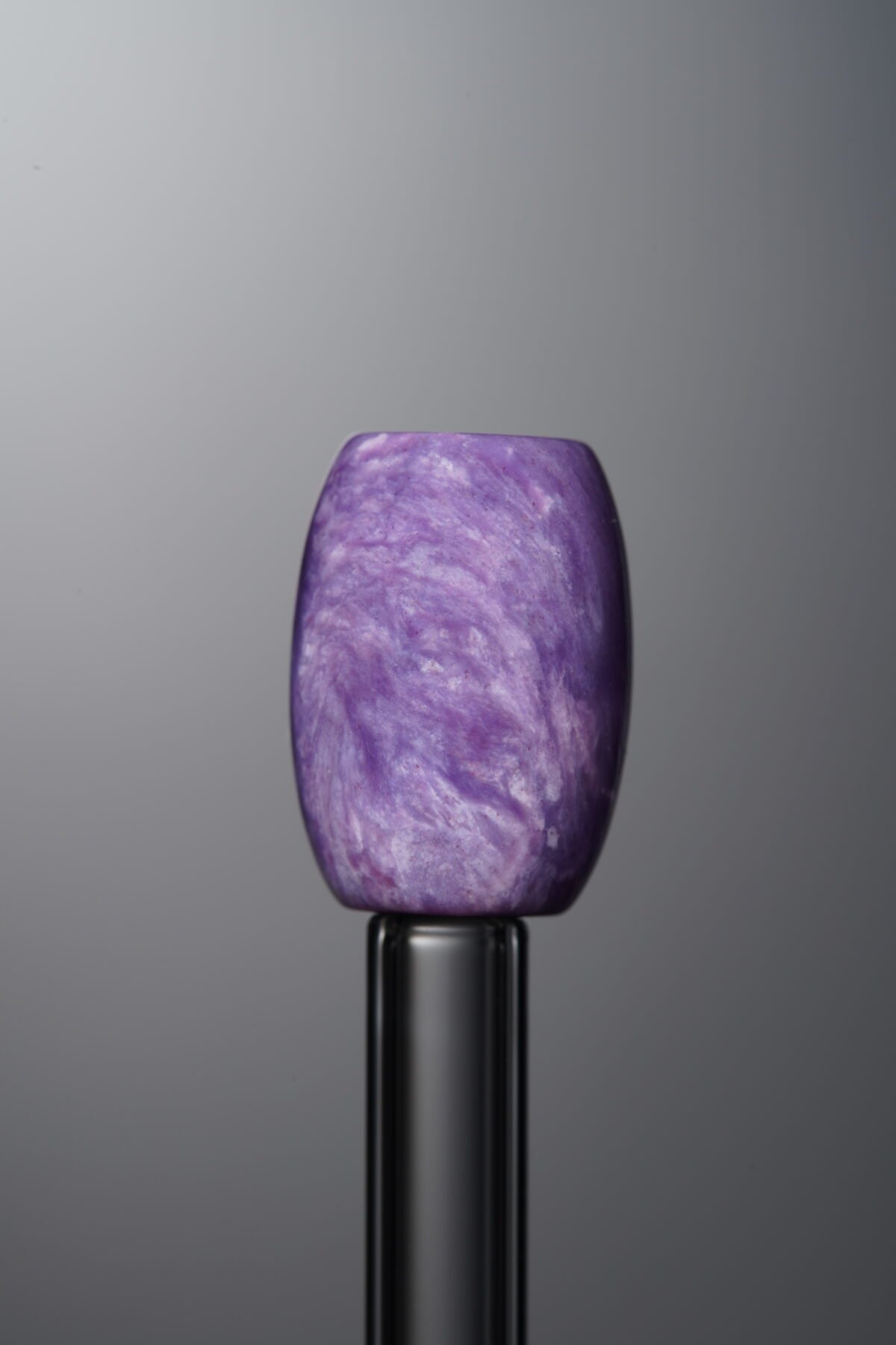 Charoite-Purple-Long Barrel Bead-15mm - Image 4