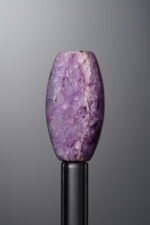 Charoite-Purple-Long Barrel Bead-20mm - Image 2