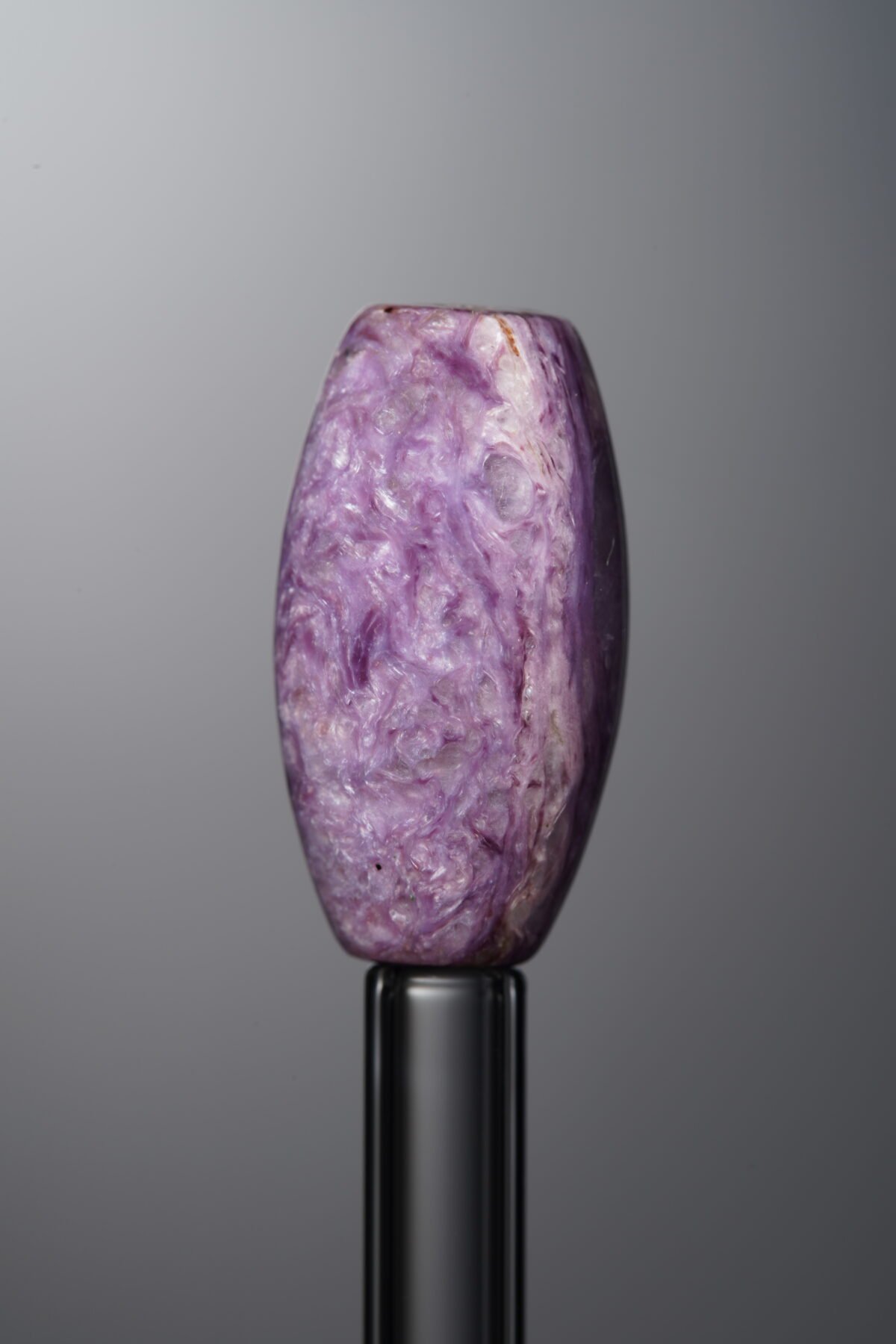 Charoite-Purple-Long Barrel Bead-20mm - Image 1