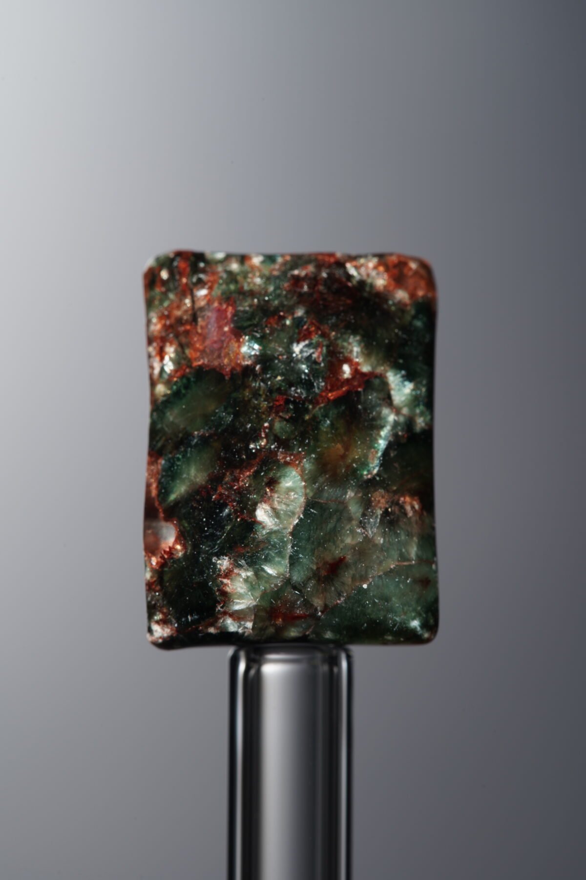 Seraphinite-Green-Rectangle Plaque-16mm - Image 3