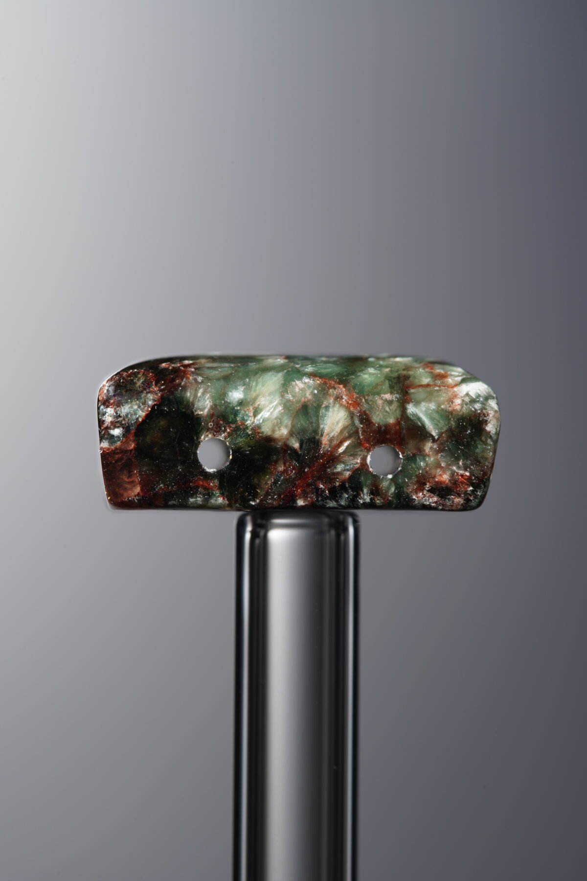 Seraphinite-Green-Rectangle Plaque-16mm - Image 4