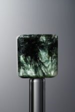 Seraphinite-Green-Cube-13mm - Image 2