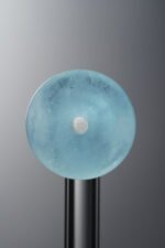 Aquamarine-Blue-Ping An Buckle-16*6mm