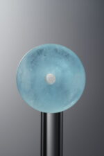 Aquamarine-Blue-Ping An Buckle-16*6mm