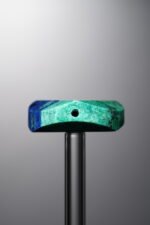 Phoenix Stone-Blue&Green-Disc Triangle Cut-23mm - Image 4