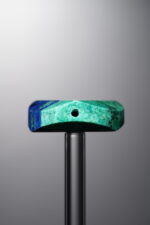 Phoenix Stone-Blue&Green-Disc Triangle Cut-23mm - Image 4