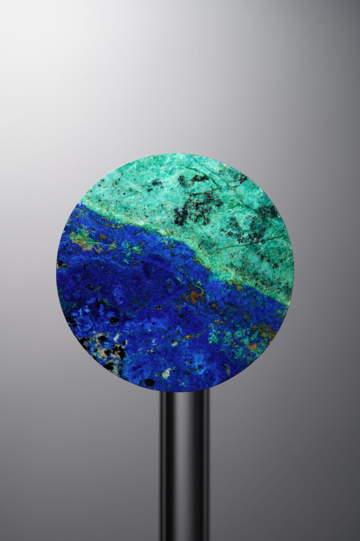 Phoenix Stone-Blue&Green-Disc Triangle Cut-23mm - Image 1